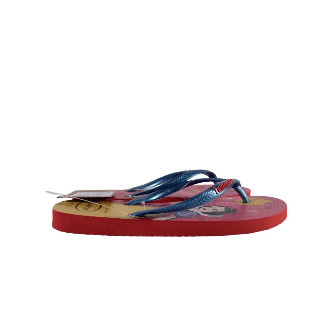 Havaianas‎ Girls Disney Princess Flip Flop Sandals Snow White Size 3Y / 4Y SLIM